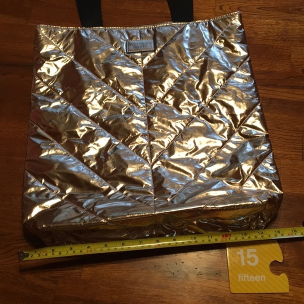 VICTORIA’S SECRET Metallic Quilted Tote - Picture 6 of 10